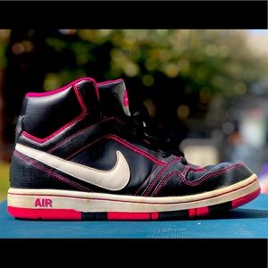 Nike Air Jordan’s Rare Black and Pink High Tops